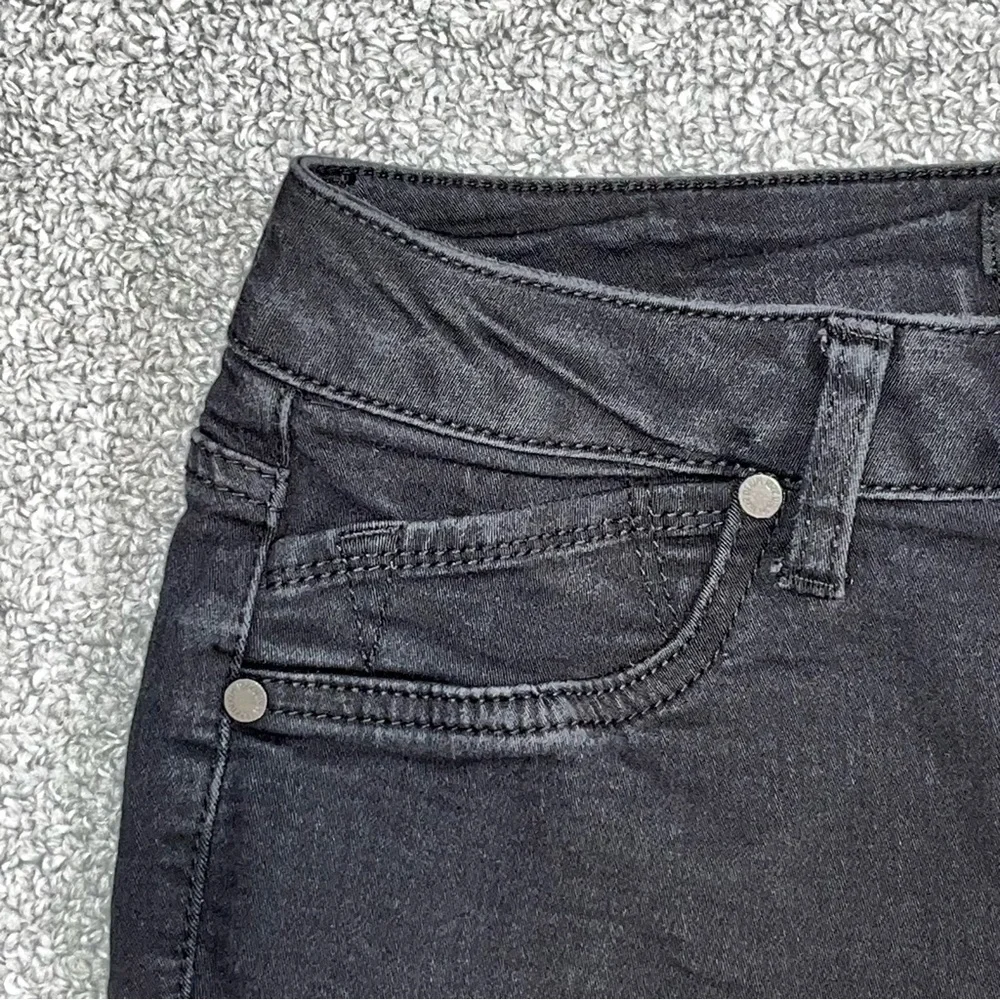 1822 Curvy Contour Ankle Skinny Jeans Womens Size 8 Black Denim